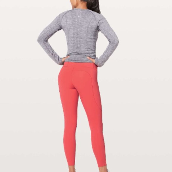 Lululemon Athletica Fast & Free 7/8 Tight II Nulux 25" - Red Orange - Picture 11 of 11
